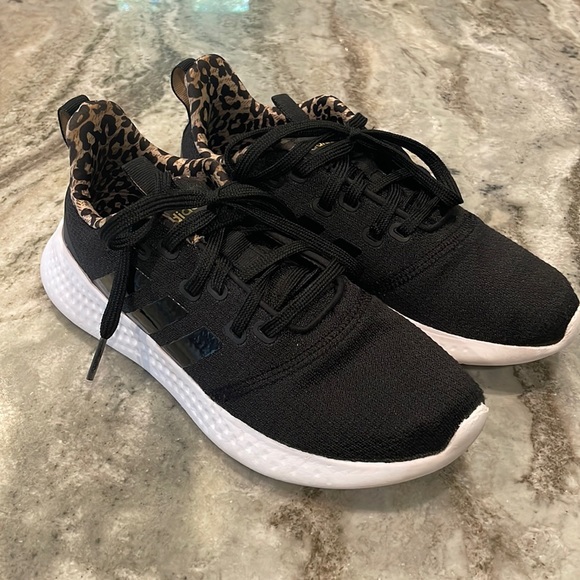 adidas Shoes - Women’s Black with Leopard Adidas